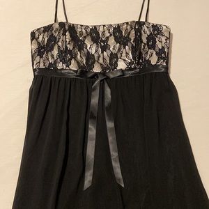 Caché black lace dress